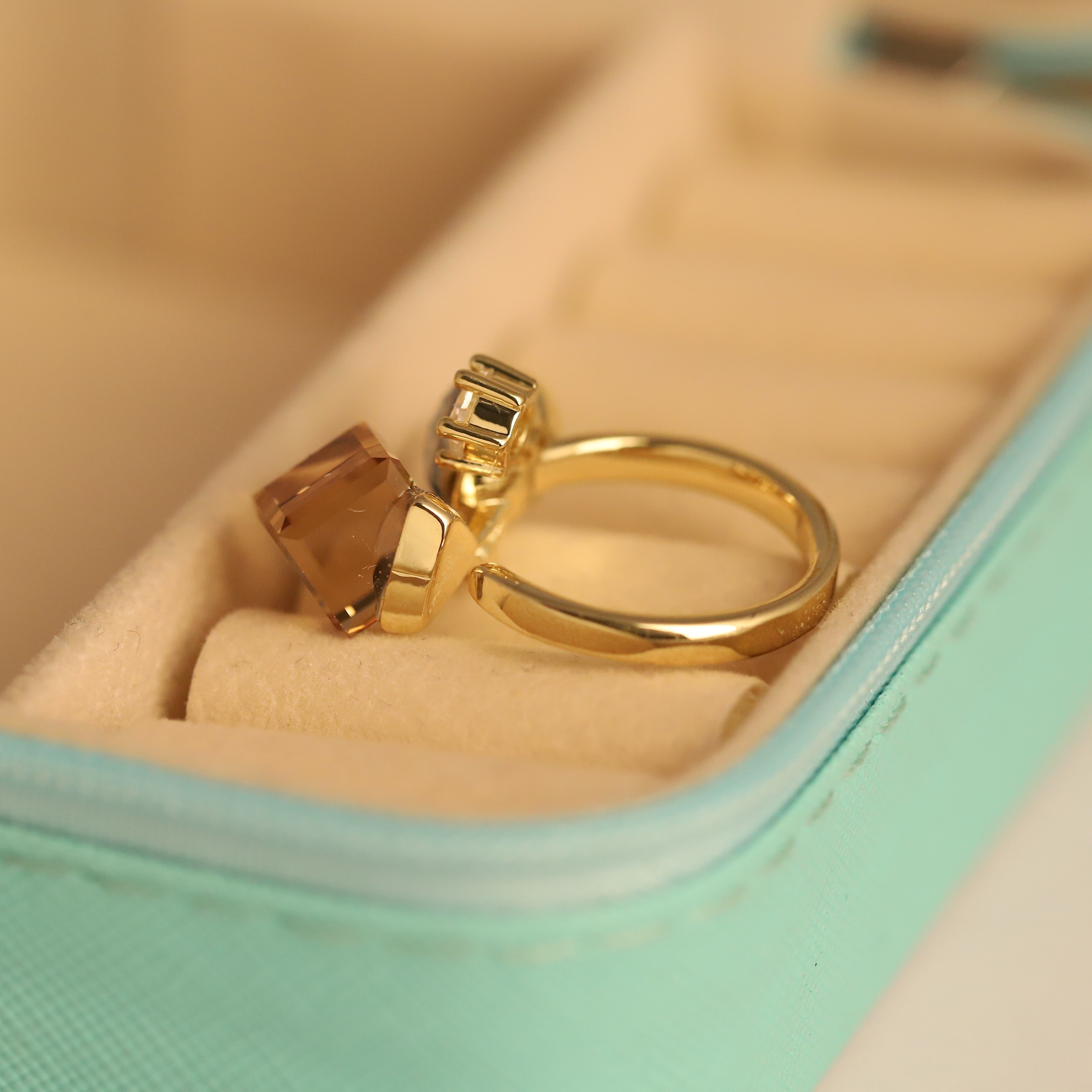 Prism & Pearl Ring