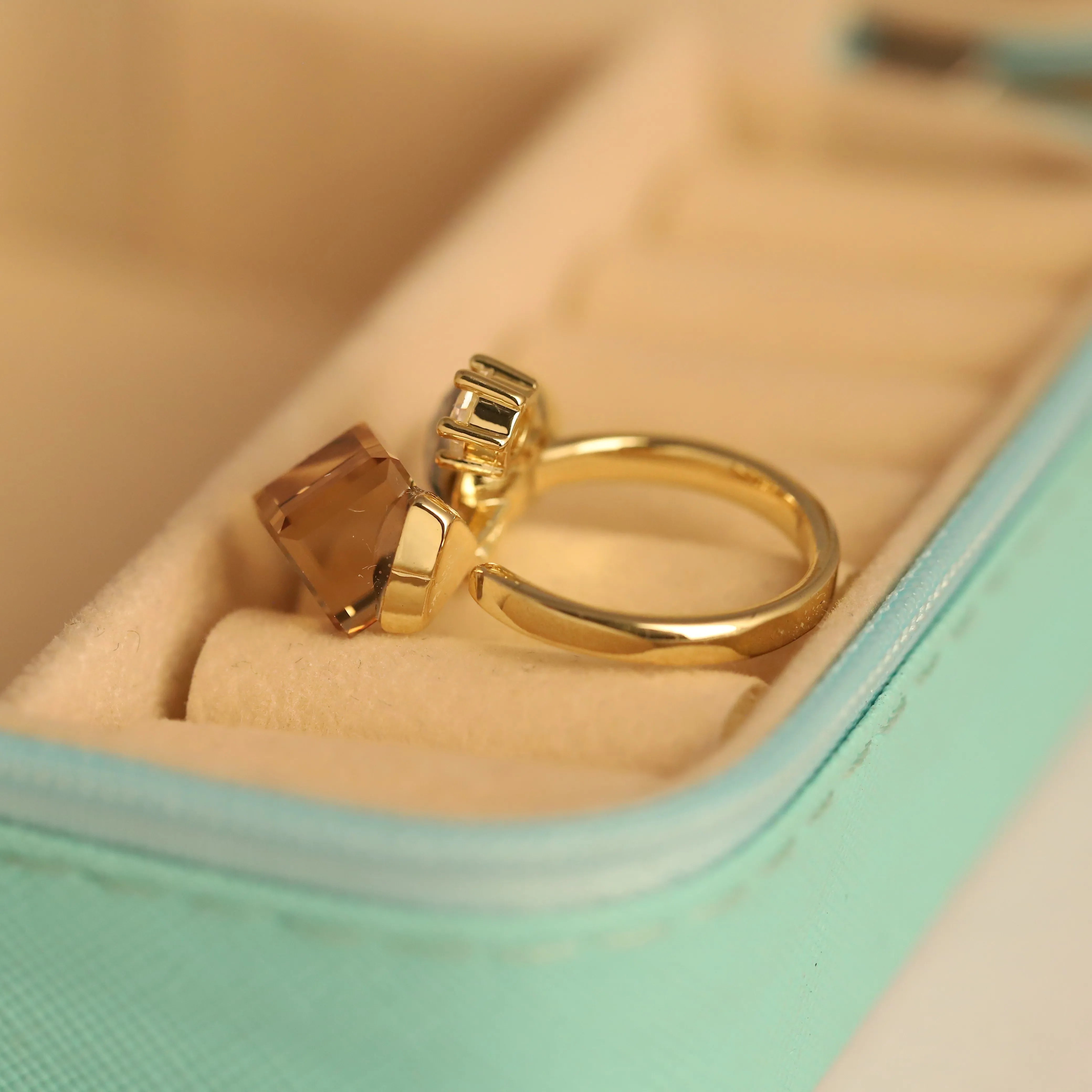 Prism & Pearl Ring