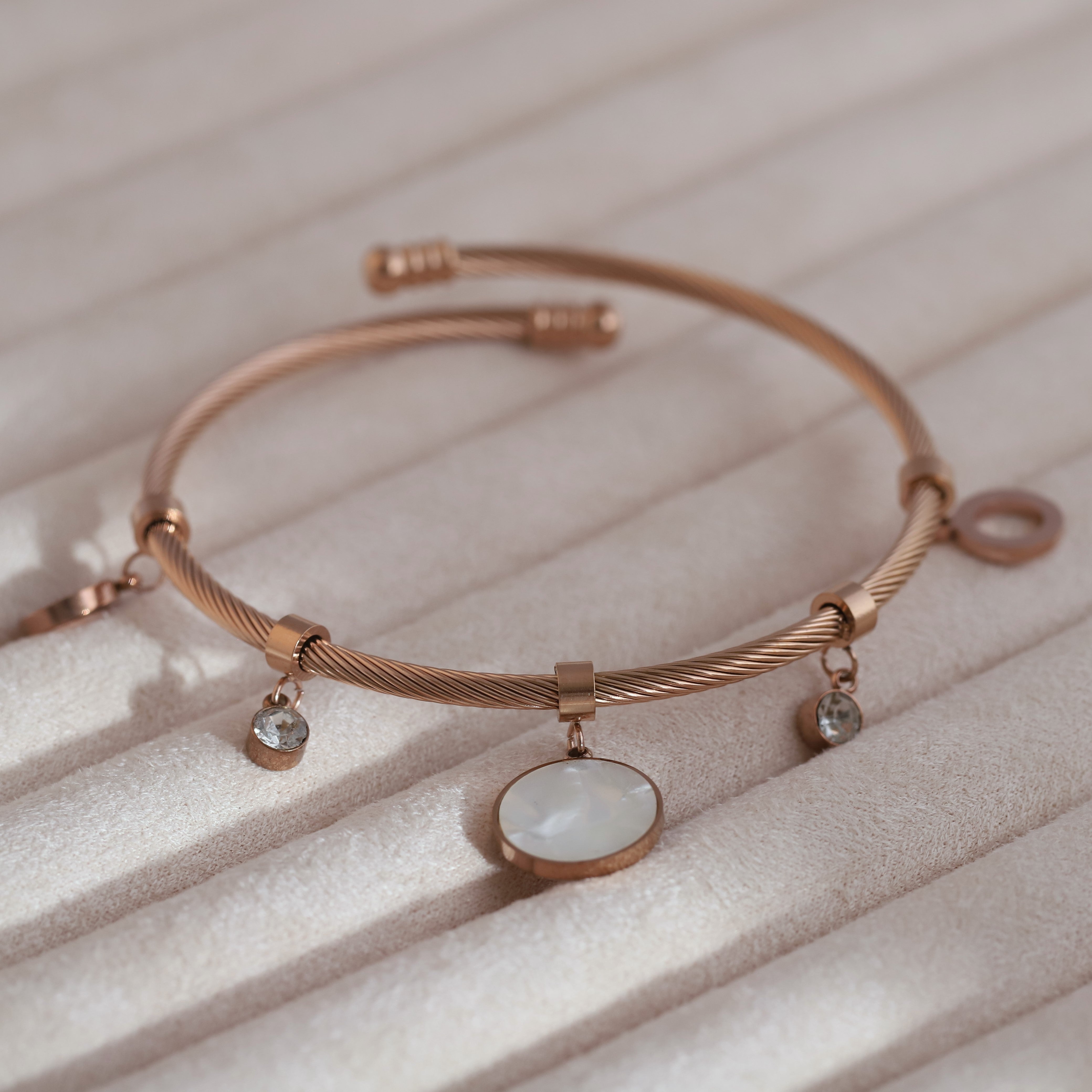 Moonlit Glow Charm Bracelet