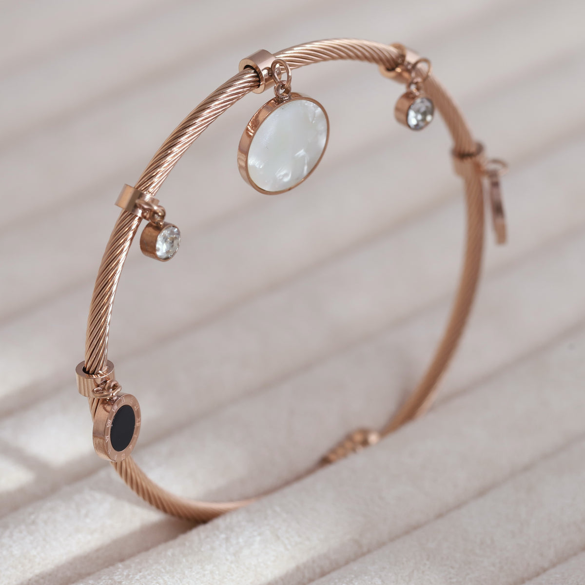 Moonlit Glow Charm Bracelet