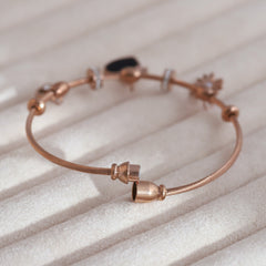 Blush Heart Charm Bracelet