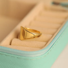 Sleek Definition  Minimalist Ring