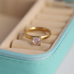 Trinity Luxe Solitaire Ring Set