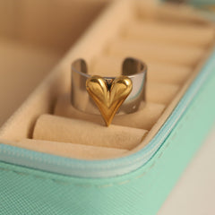 Dual-Tone Heart Band