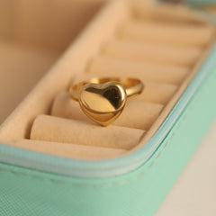 Classic Gold Heart Ring