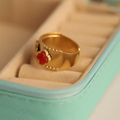 Regal Bloom Adjustable Ring