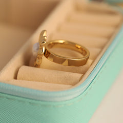 Molten Heart Pearl Ring