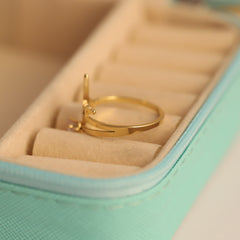 Heartbeat Solitaire Ring