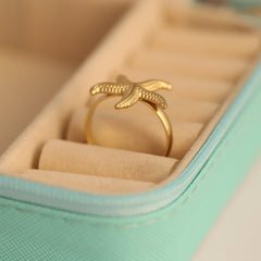 Starfish Charm Ring