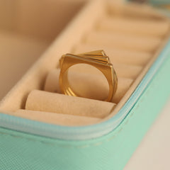 Geometric Stacked Ring Set