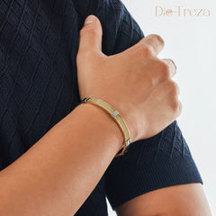 Golden Mist Mesh Cuff
