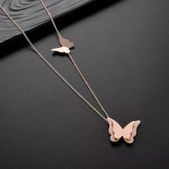 Butterfly chain necklace