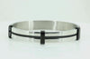 Steel & Black Dual Tone Bracelet